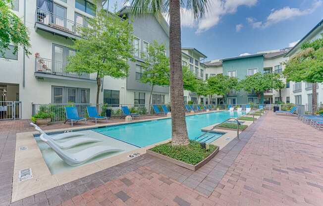 Pool With Sundecks at Vue Fitzhugh, Dallas, 75204