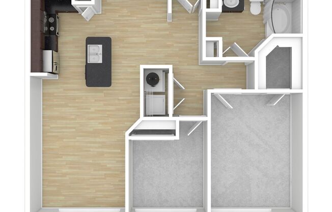 2 beds, 1 bath, 1,010 sqft, $1,835