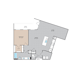 1 bed, 1 bath, 1,000 sqft, $2,120