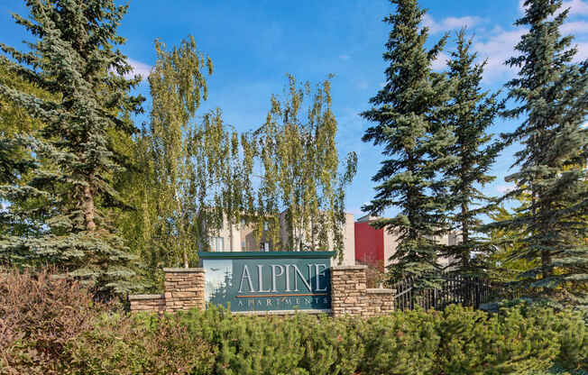 Alpine Monument Sign