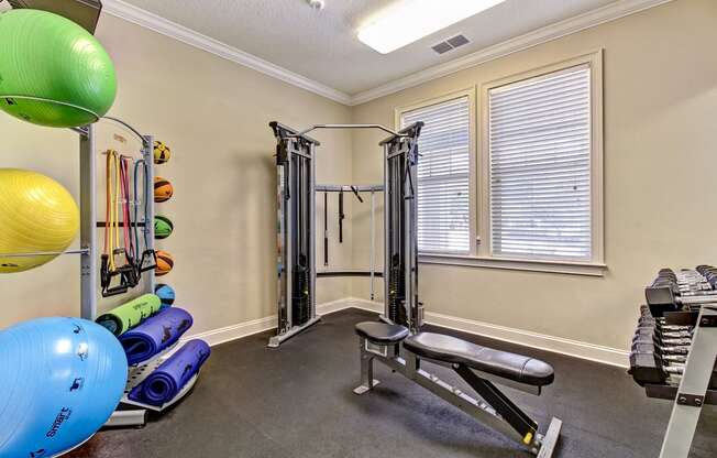 Fitness Center at Magnolia Village Apartments in Jacksonville, FL