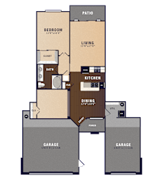 1 bed, 1 bath, 1,035 sqft, $1,601