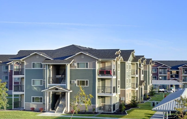 Exterior view of building  at COPPER GATE, Washington 