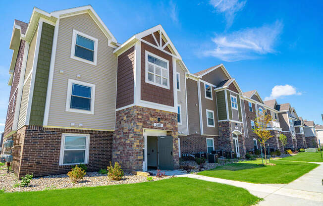 Beautiful Building Exterior at The Reserve at Destination Pointe, Grimes, Iowa