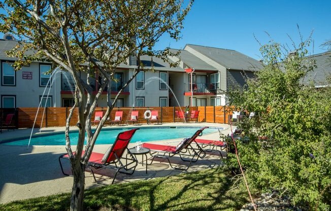 Poolside Sundeck at Verge, Dallas, TX, 75240