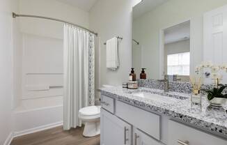 Bathroom within bedroom