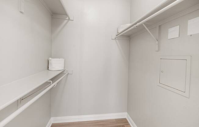 Walk-in Closet with Shelving