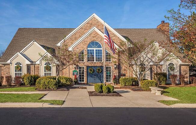 Clubhouse and leasing office at Bexley Village, Greenwood, IN, 46143