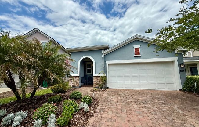Fully-Fenced Nocatee 3-Bed + Office | 2-Bath Home in Greenleaf Lakes