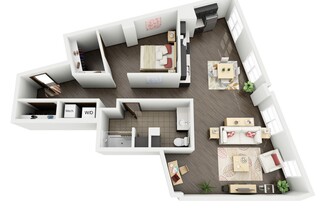 1 bed, 1 bath, 990 sqft, $2,000, Unit 511