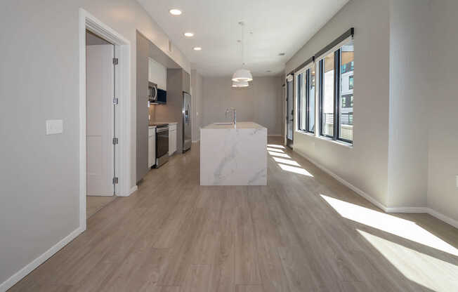 Living Room with Hard Surface Flooring