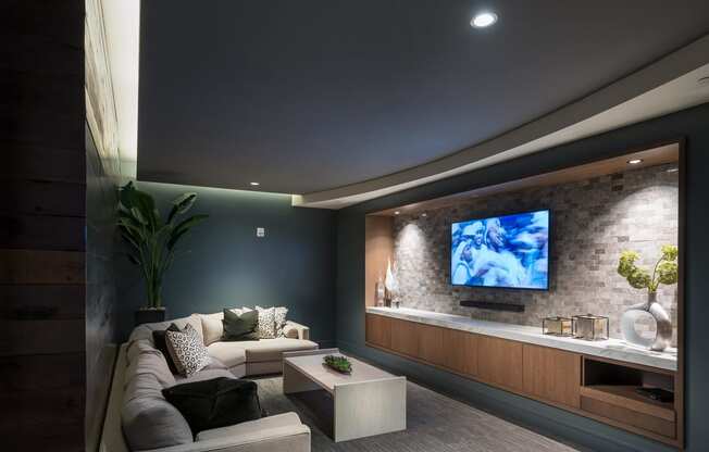 Clubroom with TV at Cannery Park by Windsor, 415 E Taylor St, CA
