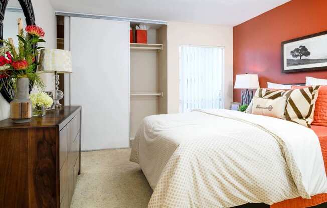 Bedroom With Closet at Park at Voss Apartments, The Barvin Group, Houston, 77057
