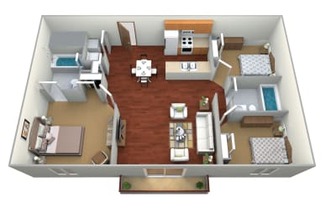 Courtyard Apartments on Belsly | Moorhead