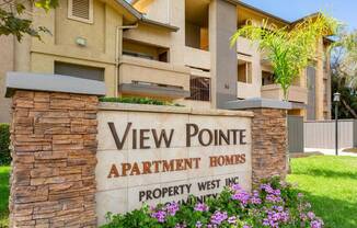 54 Woodlawn Ave Chula Vista CA-View Pointe Apartment Homes Monument Sign