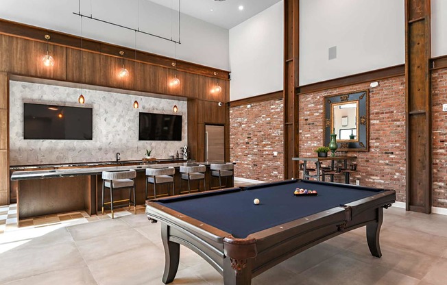 Club Room at The Foundry Luxury Apartments in Tampa FL