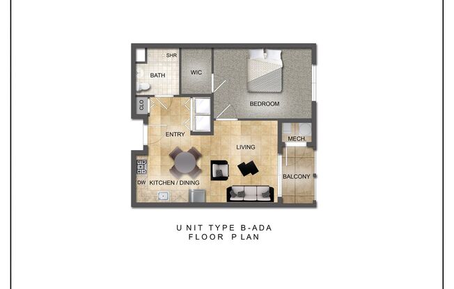 1 bed, 1 bath, 740 sqft, $2,100, Unit Apt 1103