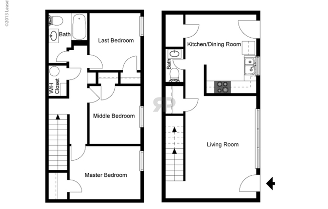 3 beds, 1.5 baths, 1,112 sqft, $1,125