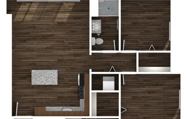 2 beds, 2 baths, 1,034 sqft, $2,309