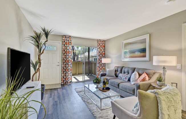 Living room at Park Pointe, El Cajon, 92019