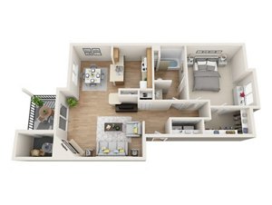 1 bed, 1 bath, 772 sqft, $1,706