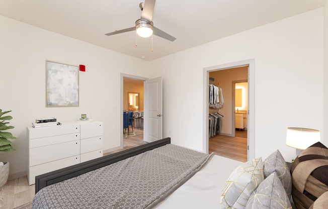 Master Bedroom at Circ Apartments, Richmond, Virginia 23220
