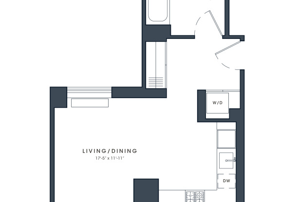 Studio, 1 bath, $3,680, Unit 1322
