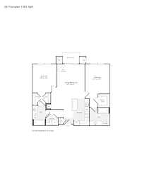 2 beds, 2 baths, 1,063 sqft, $2,462