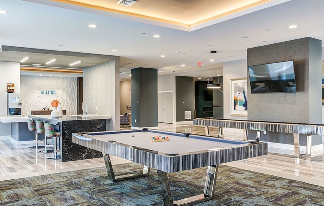 Billiards Table at Allure Apollo, Camp Springs, MD