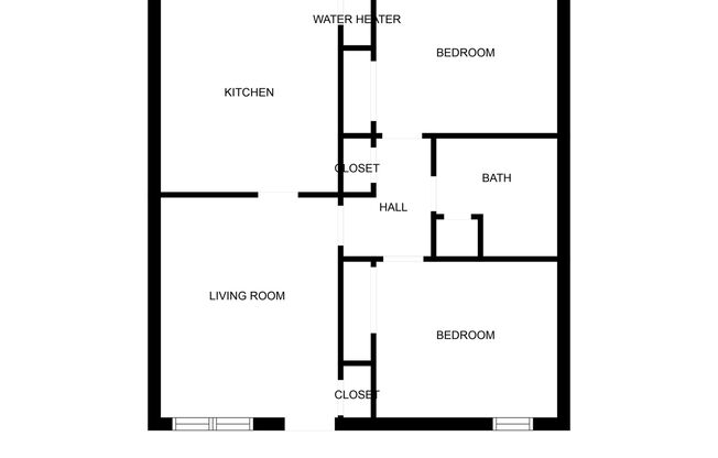 2 beds, 1 bath, 800 sqft, $800