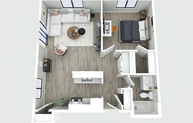 1 bed, 1 bath, 625 sqft, $999, Unit 2021-5