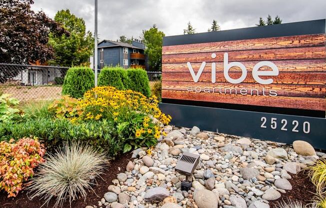 Kent Apartments - Vibe Apartments - Sign