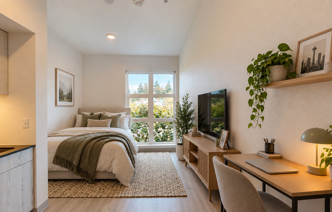 Studio, 1 bath, 318 sqft, $1,475, Unit 215