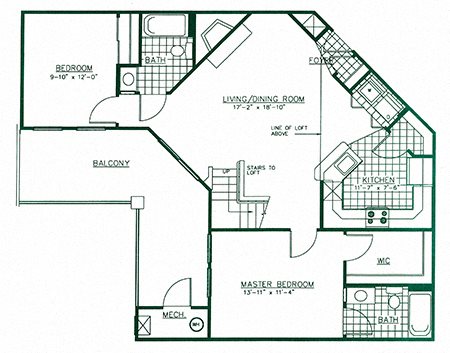 2 beds, 2 baths, 1,216 sqft, $2,130