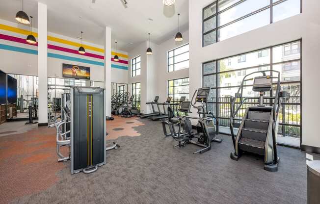 Gym at 19 South Apartments, Florida