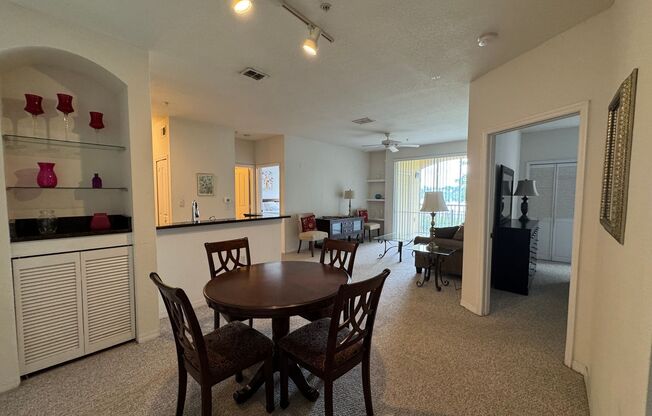 Fully Furnished 2-Bed, 2-Bath Condo with Water View – First Floor!