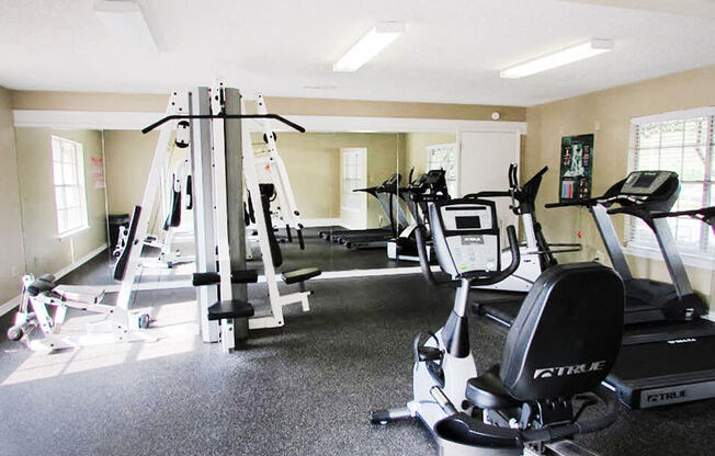 Fitness Center with Weight Machines 