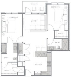 2 beds, 2 baths, 1,145 sqft, $1,885