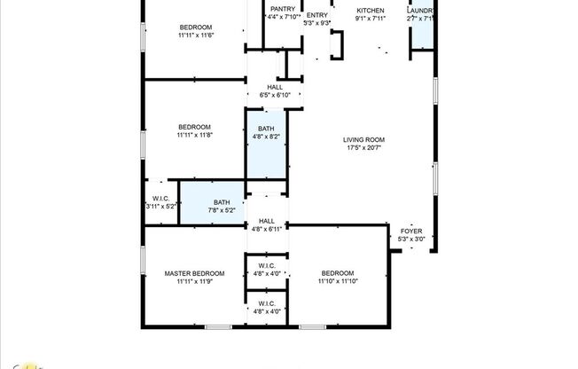 4 beds, 2 baths, $3,199, Unit 1901 HoneySuckle Drive