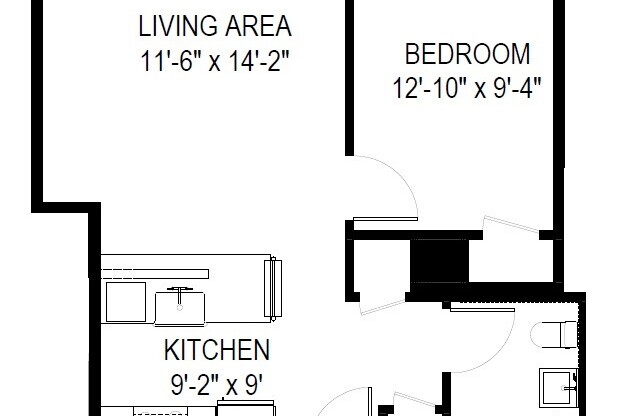 1 bed, 1 bath, 610 sqft, $3,880, Unit 658