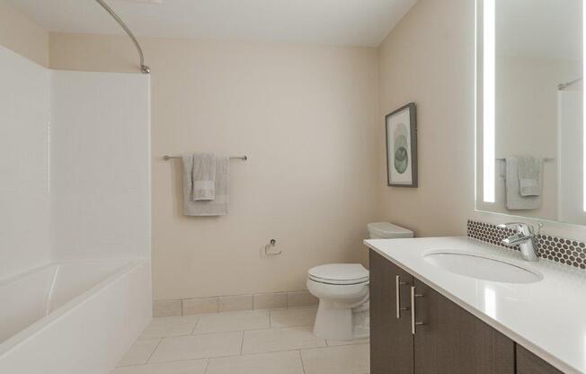 192nd West Lofts Bathroom with Bathtub