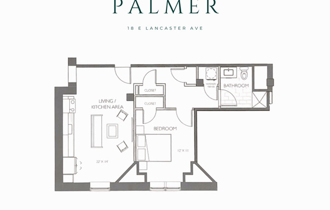1 bed, 1 bath, 660 sqft, $1,825, Unit 323