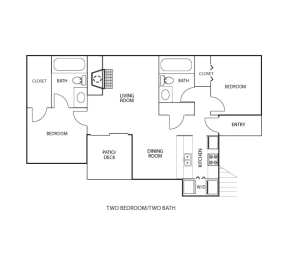 2 beds, 2 baths, 1,050 sqft, $1,433