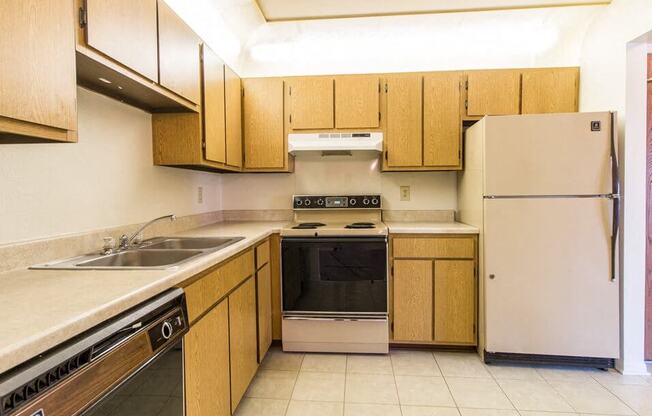 Kitchen at Fox Hill Glens Apartment