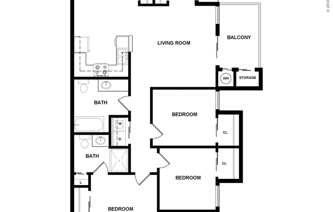 3 beds, 2 baths, 1,125 sqft, $1,690