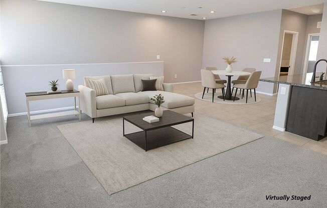 Modern Henderson Townhome with First-Floor Primary Suite & Mountain Views!