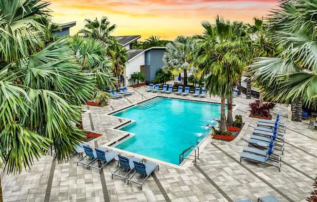 Invigorating Swimming Pool at Pearce at Pavilion Luxury Apartments, Riverview, FL, Florida, 33578