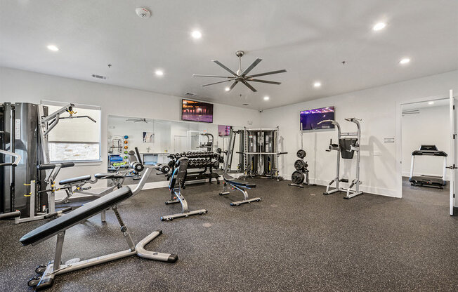 Champions Gate Apartments in San Antonio Strength Machines
