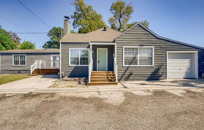 Location, Location, Location! Updated one story home with charm and modern conveniences