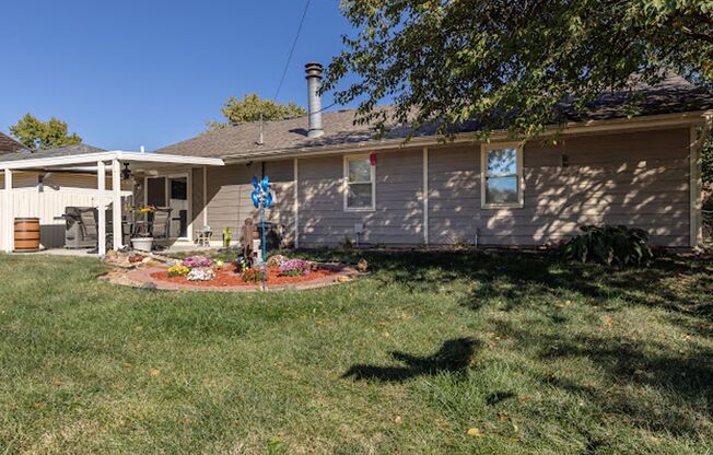 Move in Ready! Fully furnished 3 bedroom 2 bath ranch on the Southwest side of Topeka.